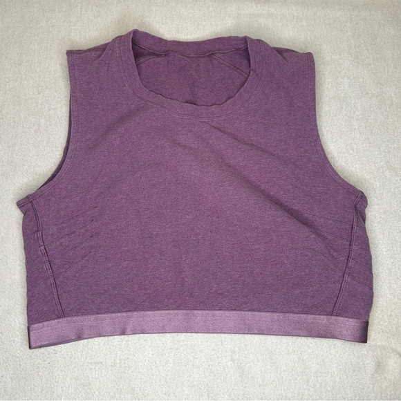 Lululemon‎ Soulful Crop Tank Top Purple Size 12 - Picture 4 of 6